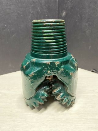 Vintage Oil Field Drill Bit 4 /34” Tri Cone Drill Bit