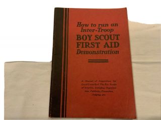 How To Run An Inter - Troop Boy Scout First Aid Demo 1928