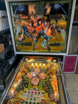 1979 Bally Kiss Pinball Machine/ Order