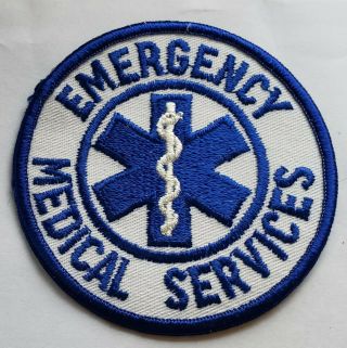 Emergency Medial Services Patch Ems Emt Paramedic First Responder Firefighter