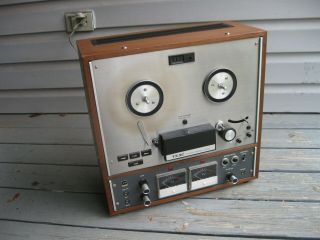 Vintage Teac Reel - To - Reel Tape Recorder A - 4010s Automatic Reverse Ra - 40s Stereo