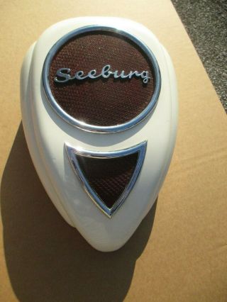 Seeburg Jukebox Tear Drop Wall Speaker Case & Speaker Also