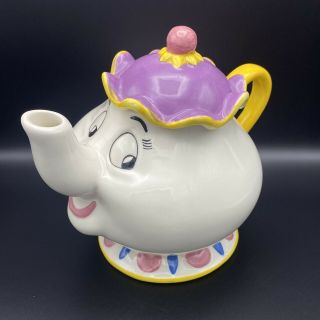 Disney Mrs Potts Cookie Jar By Treasure Craft Beauty & The Beast Princess Belle