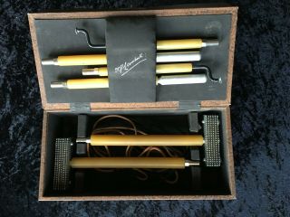 Vintage Antique Electro Shock Therapy Treatment Apparatus With Box