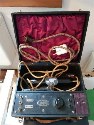 Vintage Violet Ray Machine High Freqency Generator Haider
