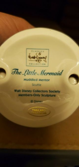 Walt Disney Classics The Little Mermaid Muddled Mentor Scuttle Figurine 2