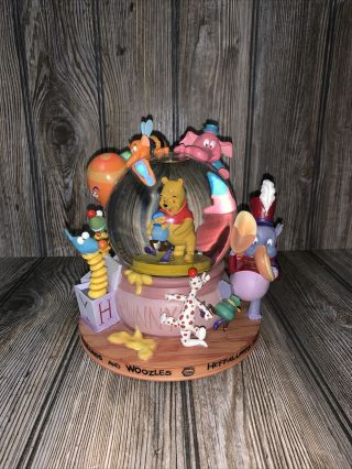 Disney Winnie The Pooh Snowglobe With Music Heffalumps And Woozles Shepard Milne