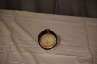 Fine Gilded Brass Compensated Pocket Barometer Altimeter J.  J.  Hicks Of London