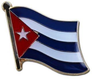 Cuba Flag Lapel Hat Pin Fast Usa