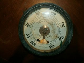 Antique Patent 1898 Westinghouse Ampere Meter Electric Gauge Lg 9 1/2 " Diameter