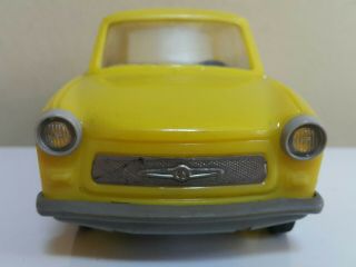 Vintage Trabant 601 Veb Anker Piko Ddr Plastic Friction Toy Car Made In Germany