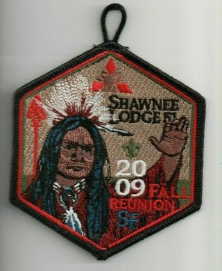 Boy Scout Oa 51 Shawnee Lodge 2009 Fall Reunion Patch