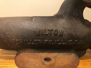 Vintage Wilton Bullet 4” Bench Vise - Made In USA 2