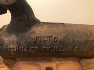 Vintage Wilton Bullet 4” Bench Vise - Made In USA 3