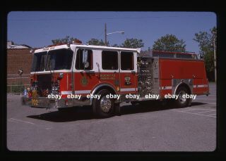 Elmont Ny 1991 Spartan Saulsbury Pumper Fire Apparatus Slide