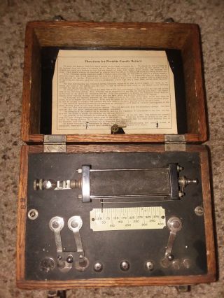 Antique Magneto Electric Shock Therapy Machine