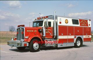 Fire Apparatus Slide,  Rescue 29 - 6,  Port Penn / De,  1991 Kenworth / Saulsbury