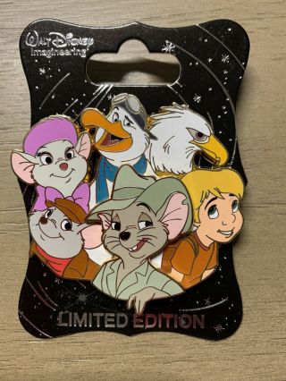 Disney Wdi Le 250 Cluster Pin The Rescuers Down Under (flawed)