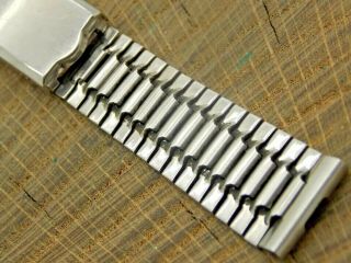 Vintage Jb Champion Stainless Steel Deployment Watch Band 17.  5mm Mens Pre - Owned