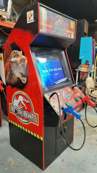 Jurassic Park Iii 3 Full Size Arcade Shooting Game - Great