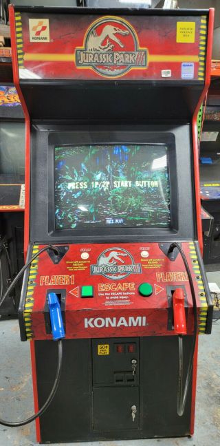 JURASSIC PARK III 3 Full Size Arcade Shooting Game - GREAT 2