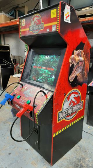 JURASSIC PARK III 3 Full Size Arcade Shooting Game - GREAT 3