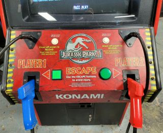 JURASSIC PARK III 3 Full Size Arcade Shooting Game - GREAT 5