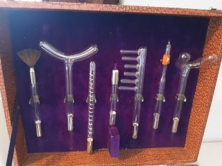 Vintage Violet Ray Machine High Freqency Generator Violet Wand
