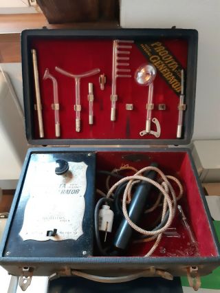 Vintage Violet Ray Machine Provita High Freqency Generator Violet Wand