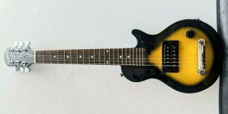 Epiphone Les Paul Peewee Travel Electric Guitar Vintage Sunburst W/ Amp,  Bag
