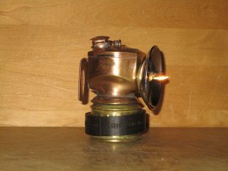 Miners Justrite Streamlined Carbide Lamp -