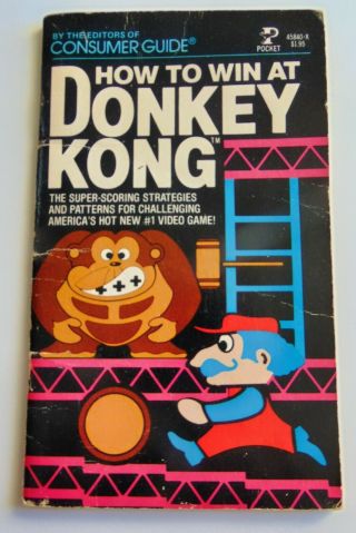 Vintage How To Win At Donkey Kong Consumer Guide 1982 Arcade Strategy Book 1982