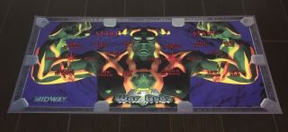 War Gods Arcade Control Panel Overlay Cpo Midway