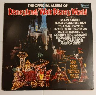 Disneyland Records The Official Album Of Disneyland/walt Disney World 1980