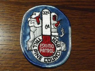 Boy Scout Patch Tall Pine Council Eskimo Patrol