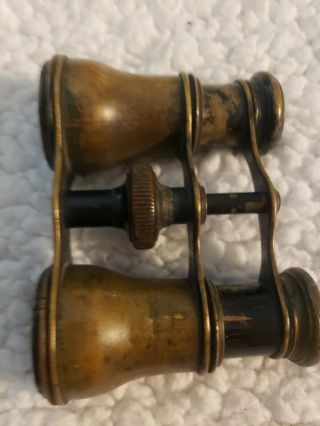 Lemaire Paris Antique N.  Y.  O.  G.  Co.  Opera Glasses Binoculars 1930s Brass
