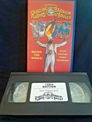 Vintages Ringling Bros And Barnum & Bailey Circus Vhs Video Program 31 Mins Long