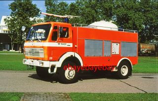 Fire Apparatus Slide,  Dc Unit,  Basf Chemicals / Germany,  1975 Mb 4x4 / Total
