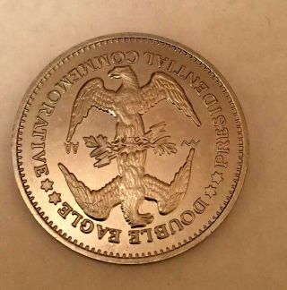 Ronald W Reagan 40th President 1984 AA Silver Commemorative Coin Double Eagle 2