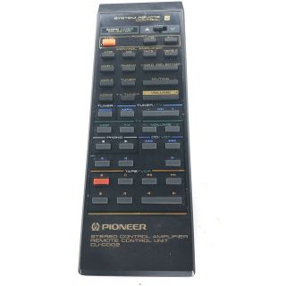Pioneer Cu - C002 Remote Control For C - 90 Stereo Pre Amplifier Vintage Vtg