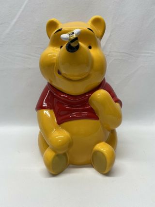 Vintage Treasure Craft Winnie The Pooh Bee On Nose Cookie Jar