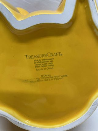 Vintage Treasure Craft Winnie The Pooh Bee On Nose Cookie Jar 3
