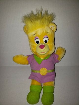 1985 Fisher Price Sunni Gummi Bear 14 " Stuffed Plush - Disney Near