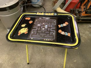 Vintage Cool 80’s Pac - Man Tv Tray