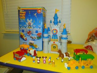 Vintage 1987 Lil Playmates Disney Magic Kingdom Castle Playset Please Read