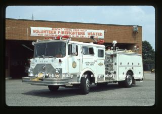 Jericho Ny E945 1983 Mack Cf Pumper Fire Apparatus Slide