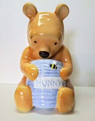 Disney Winnie The Pooh Treasure Craft Cookie Jar 12 " With Box
