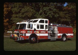 Bethpage Ny E9044 1989 Pierce Lance Pumper Fire Apparatus Slide