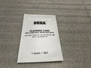 30 Sega Initial D Cleaning Card For Magnetic Card Reader Writer 601 - 11949