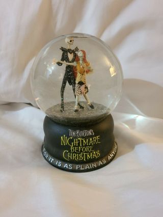 Nightmare Before Christmas Neca Jack And Sally Snowglobe